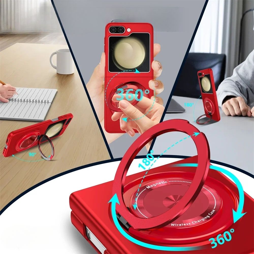 RotateMag Z Flip 7, 6, 5 & 4 MagSafe Ring Holder Case