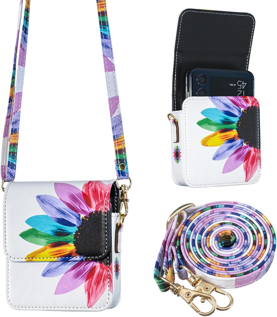 Blossom Crossbody Phone Pouch for Samsung Z Flip