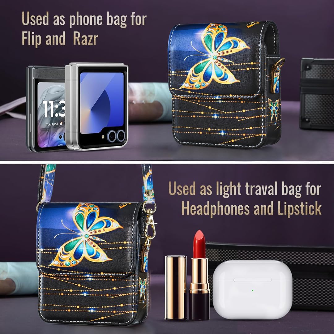 Blossom Crossbody Phone Pouch for Samsung Z Flip