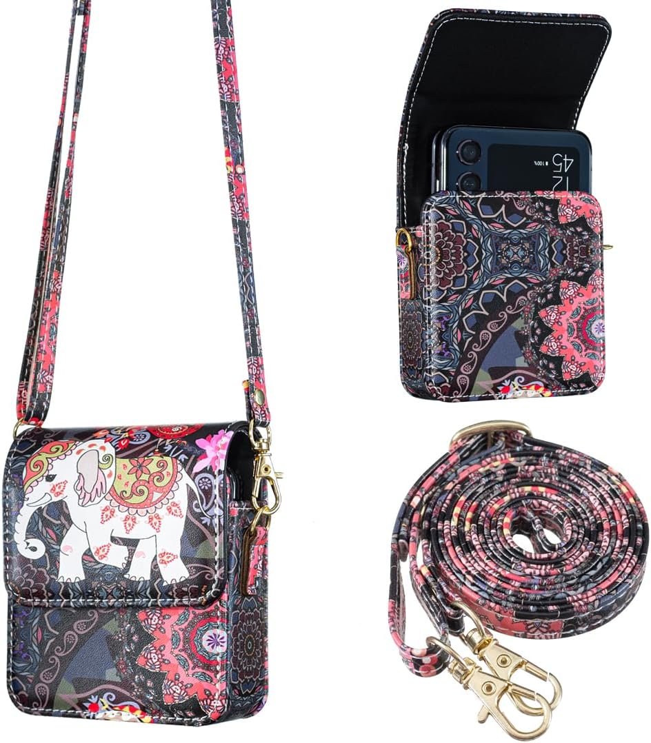 Blossom Crossbody Phone Pouch for Samsung Z Flip