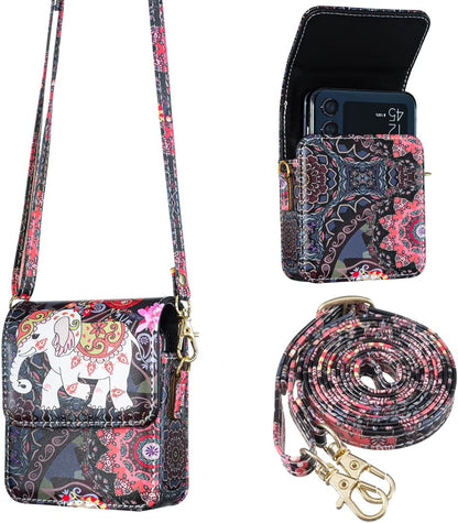 Blossom Crossbody Phone Pouch for Samsung Z Flip