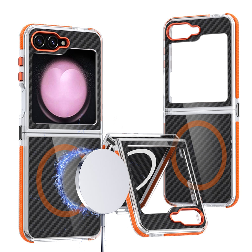 CarbonEdge Z Flip – MagSafe Business Case with Anti-Skid Frame