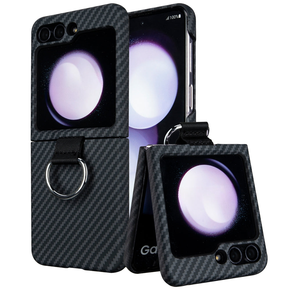 CarbonGrip Z Flip – Slim Matte Case with Ring Holder