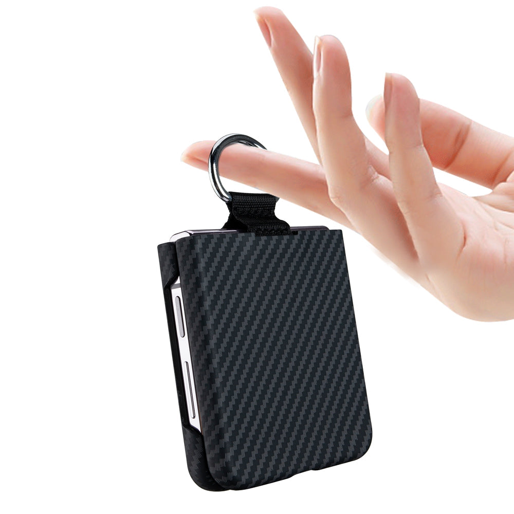 CarbonGrip Z Flip – Slim Matte Case with Ring Holder
