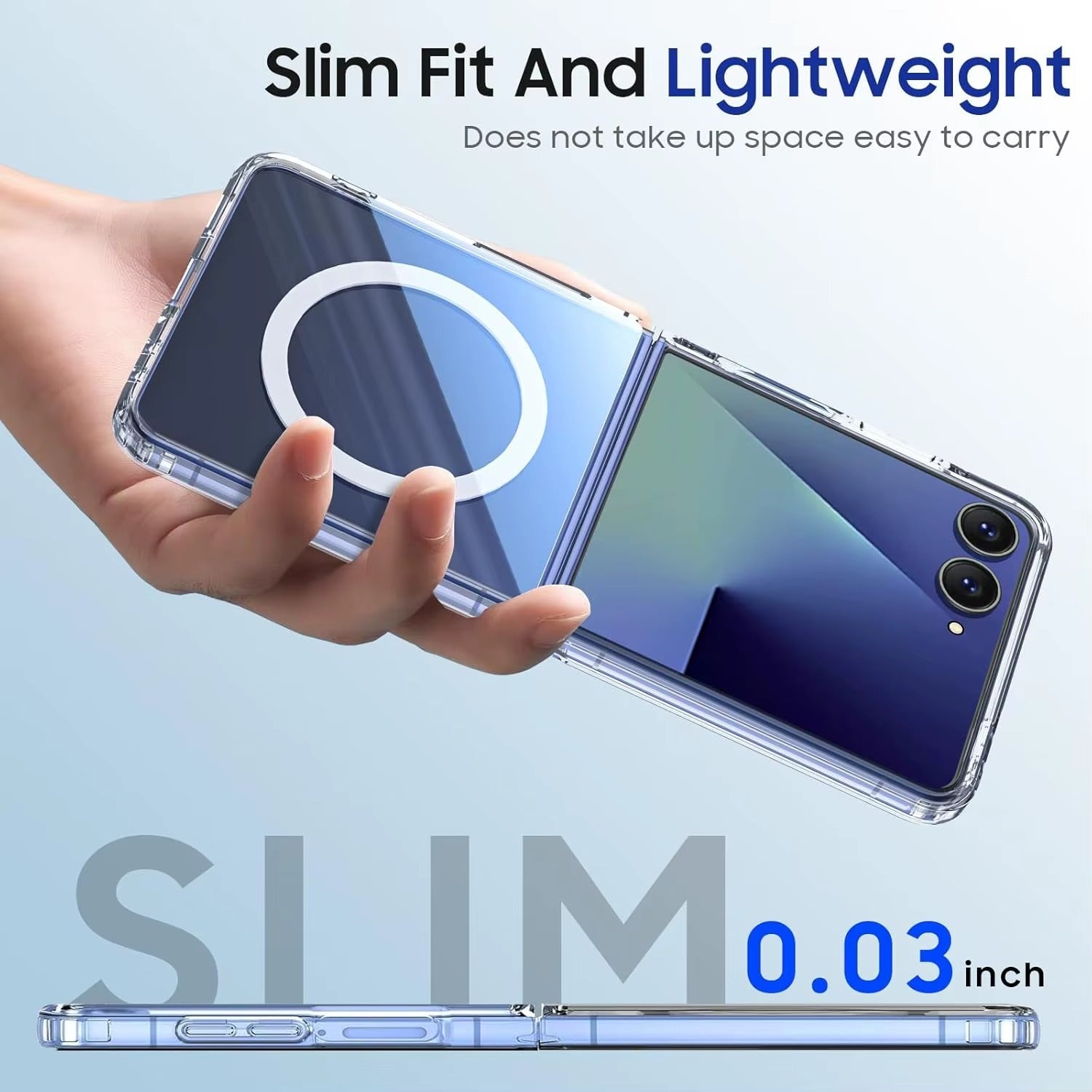 PureMag Flip 7 , 7FE – Magnetic Transparent Case