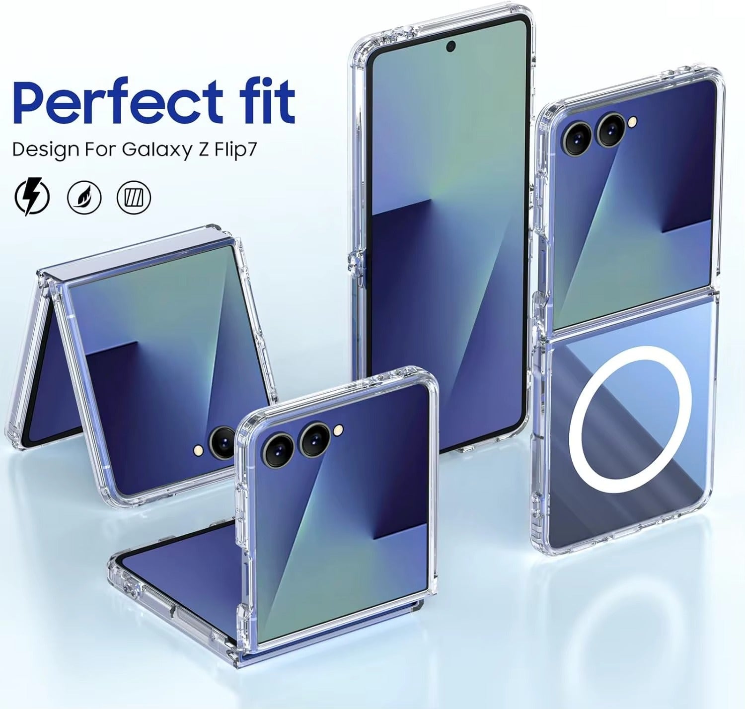 PureMag Flip 7 , 7FE – Magnetic Transparent Case