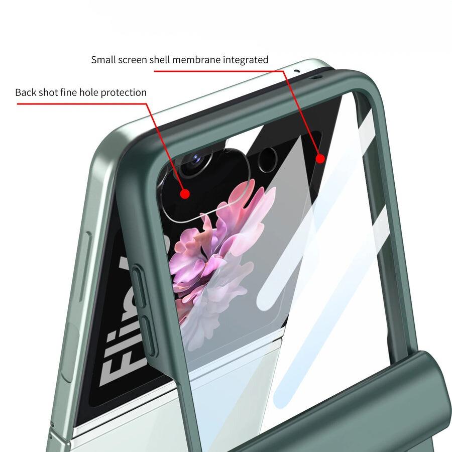 HingeFlow Matte  Z Flip 7, 6, 5 Magnetic Shield & Screen 360 protection Case