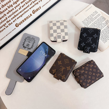 Luxury Pattern Flip Case for Samsung Z Flip – Wallet Style Protective Cover