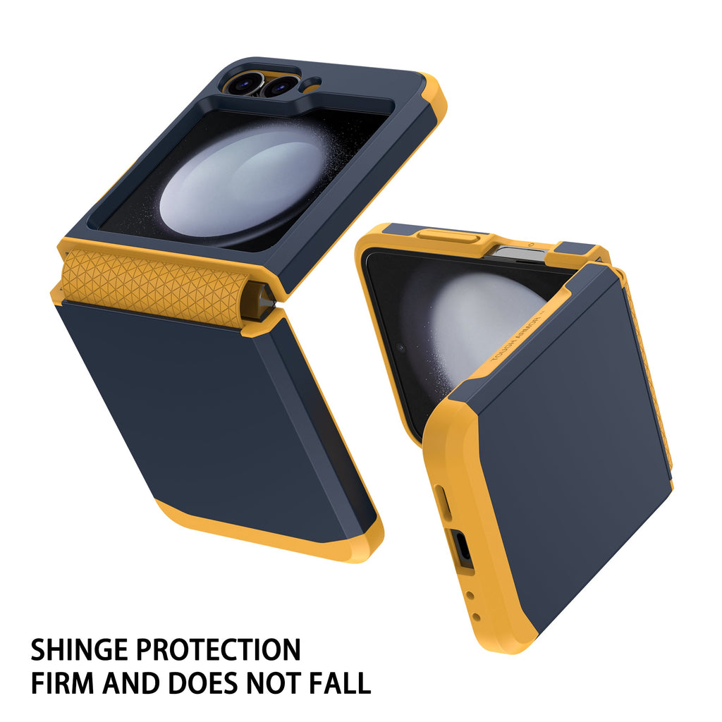 Luxury Soft Hinge  Z Flip 7,6,5,4  Full Protection & Shockproof Case