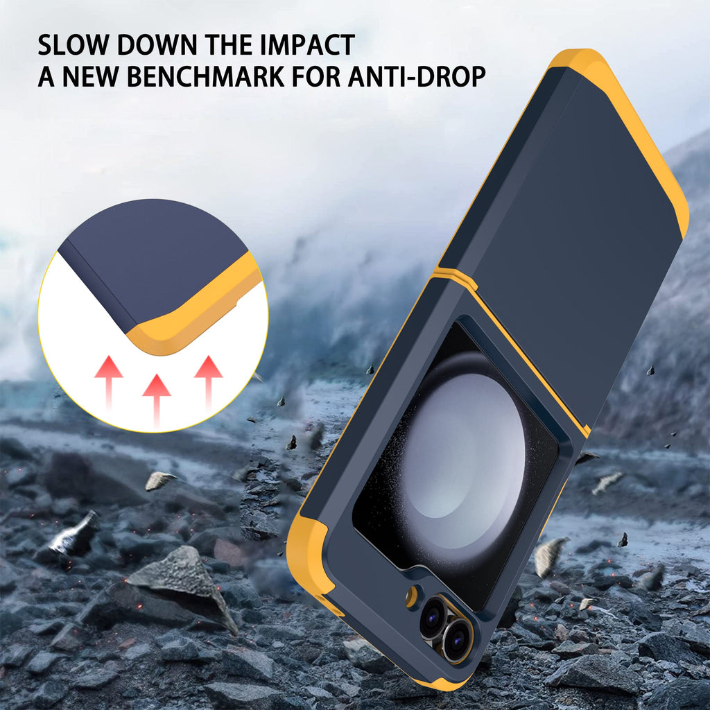 Luxury Soft Hinge  Z Flip 7,6,5,4  Full Protection & Shockproof Case