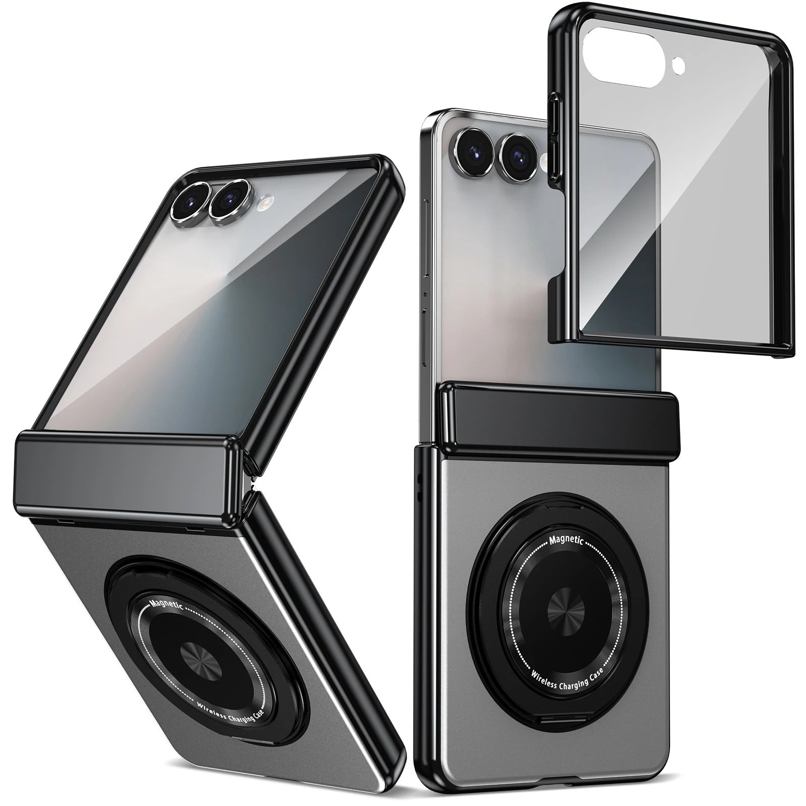 OrbitRing Flip 7, 6, 5, 4 – 360° Magnetic Hinge Armor Screen Film Case