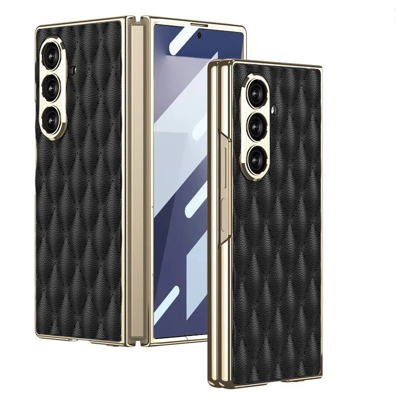 Premium Diamond-Texture Z Fold 7 Case