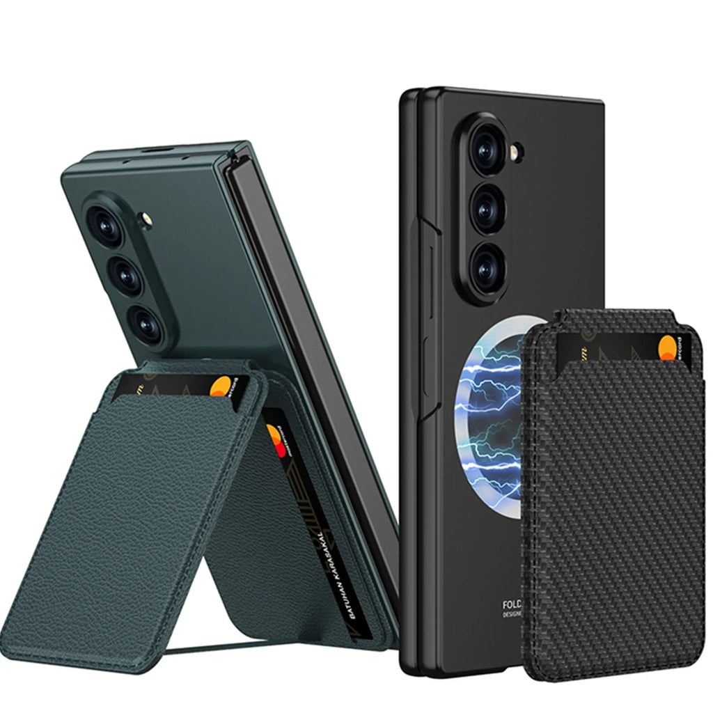 Magnetic Wallet Stand Case
