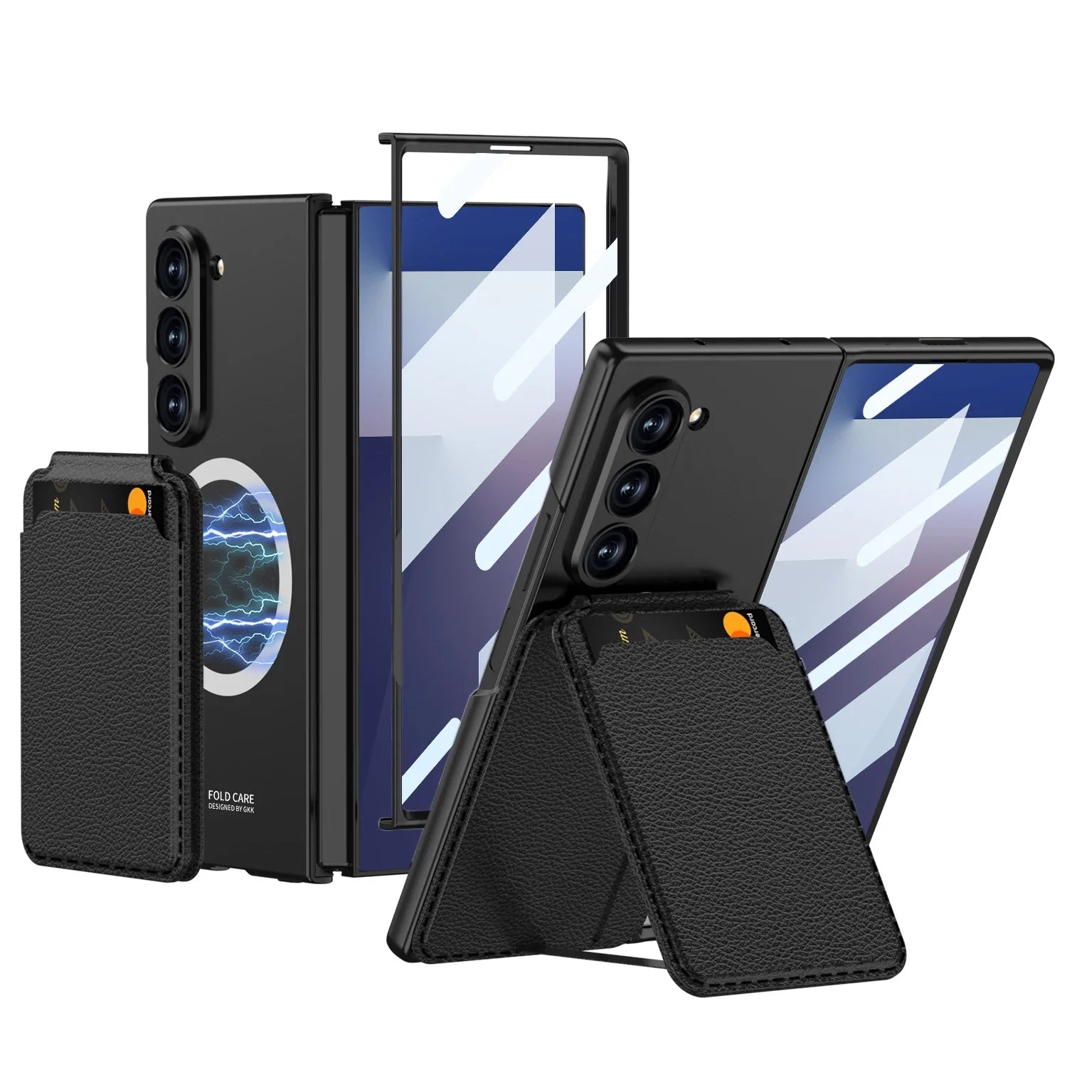 Magnetic Wallet Stand Case