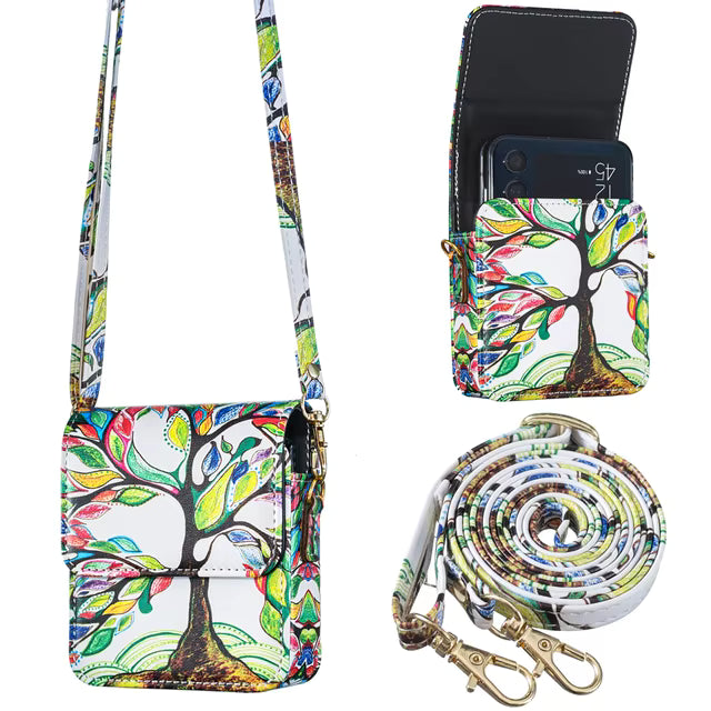 Blossom Crossbody Phone Pouch for Samsung Z Flip