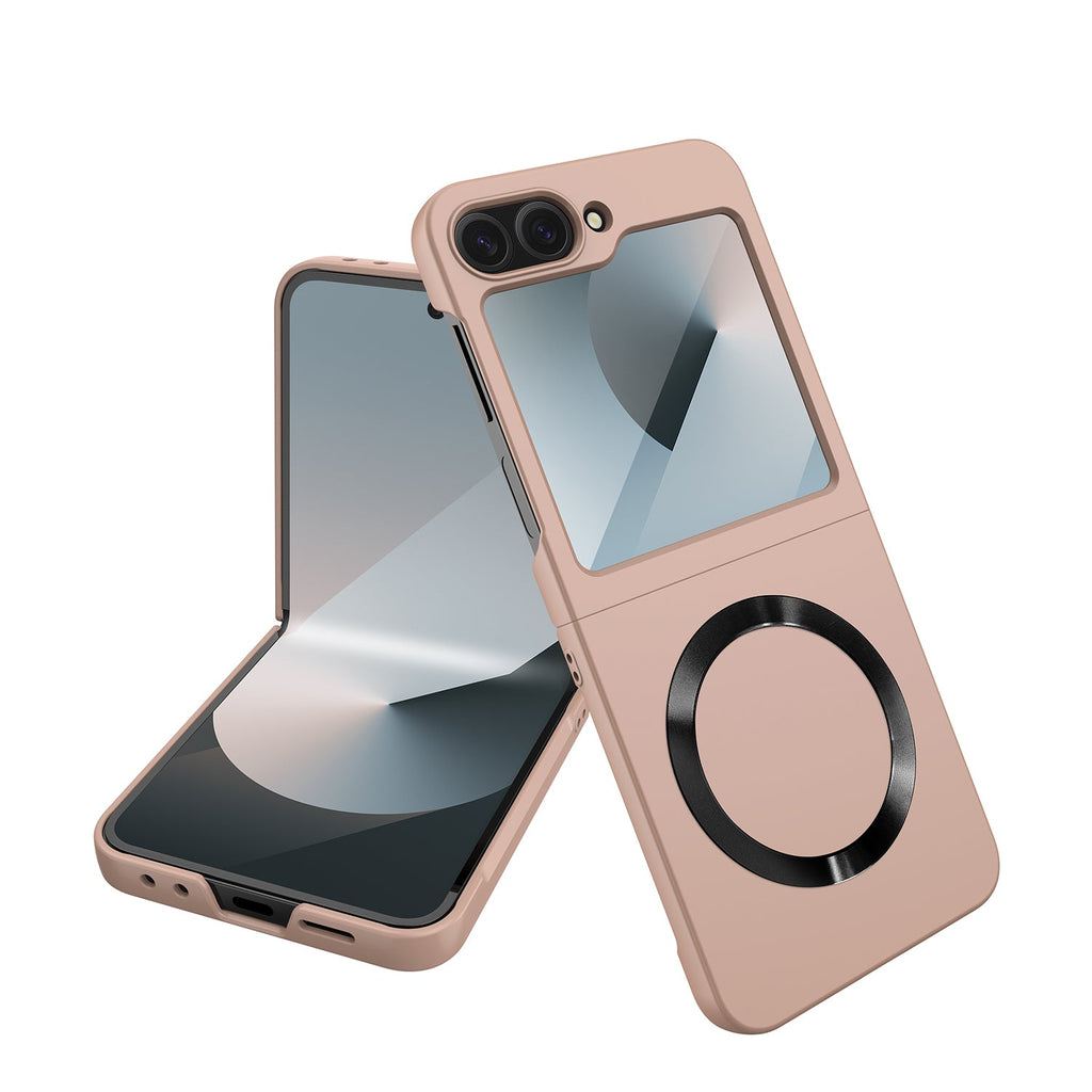 SlimShield Z Flip – Ultra-Thin Matte Case with MagSafe & Screen Protector