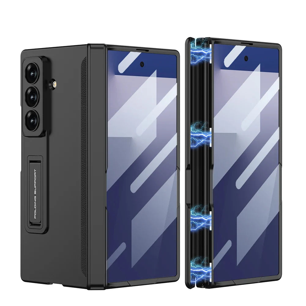 Magnetic Matte Kickstand Case