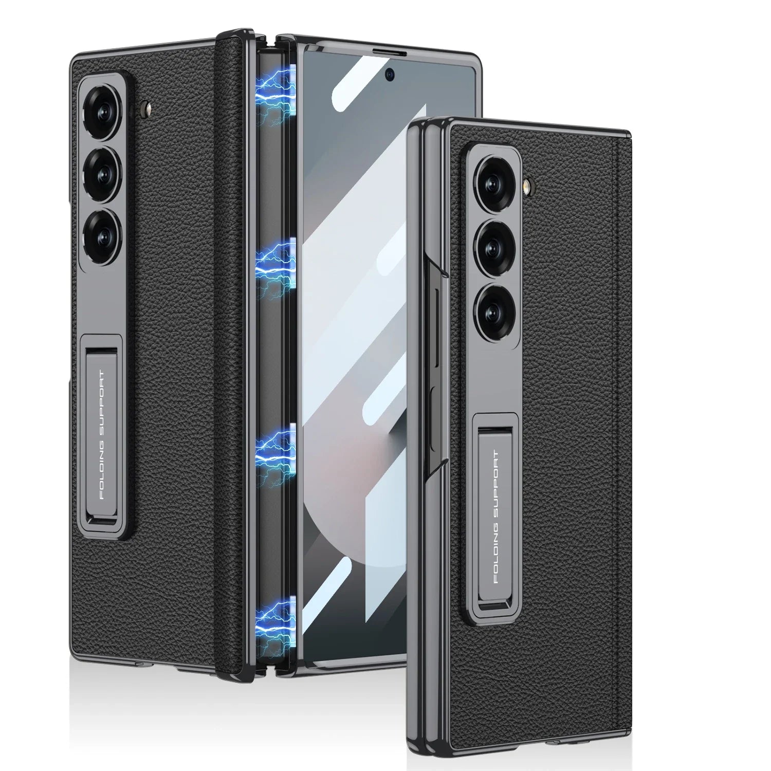 Premium Leather Magnetic Stand Case