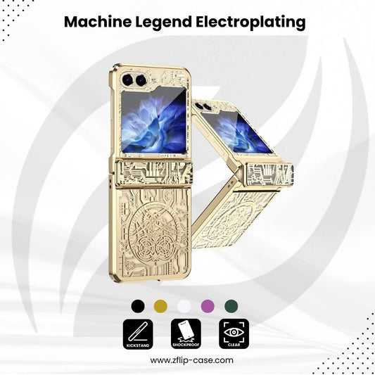 Machine Legend Magsafe Z Flip 7, 6 Slim Electroplating Case