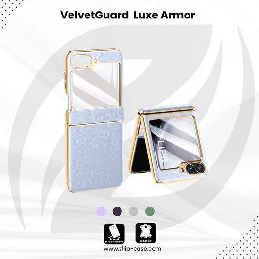 VelvetGuard Z Flip 7, 6, 5 Luxe Armor Case