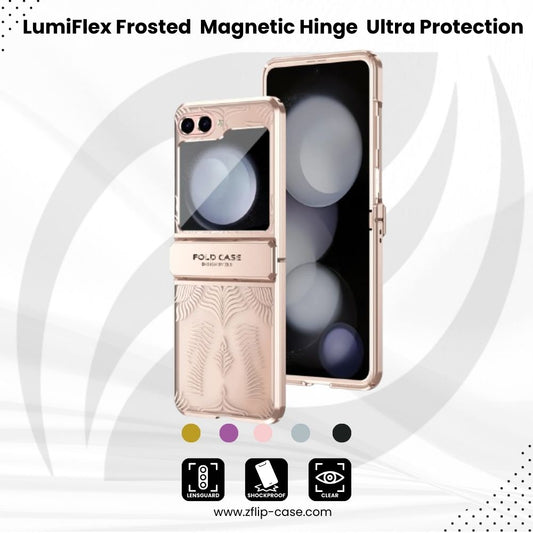 LumiFlex Frosted  Z Flip 7, 6, 5, 4, 3  Magnetic Hinge & Ultra Protection Case