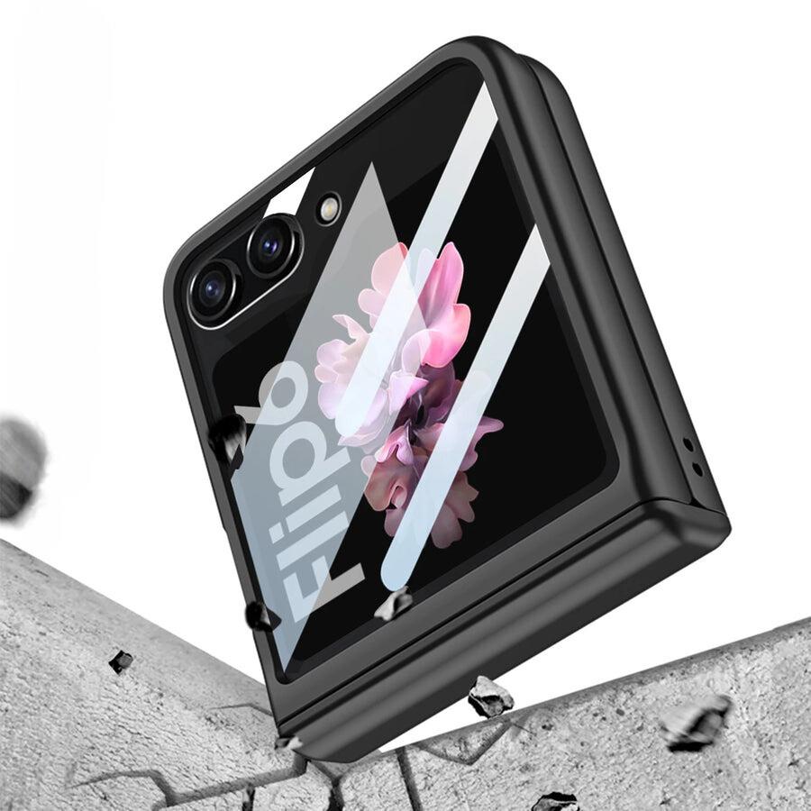 HingeFlow Matte  Z Flip 7, 6, 5 Magnetic Shield & Screen 360 protection Case