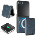 FlipVault Leather Z Flip 7, 7 FE, 6, 5, 4 – MagSafe Wallet Case