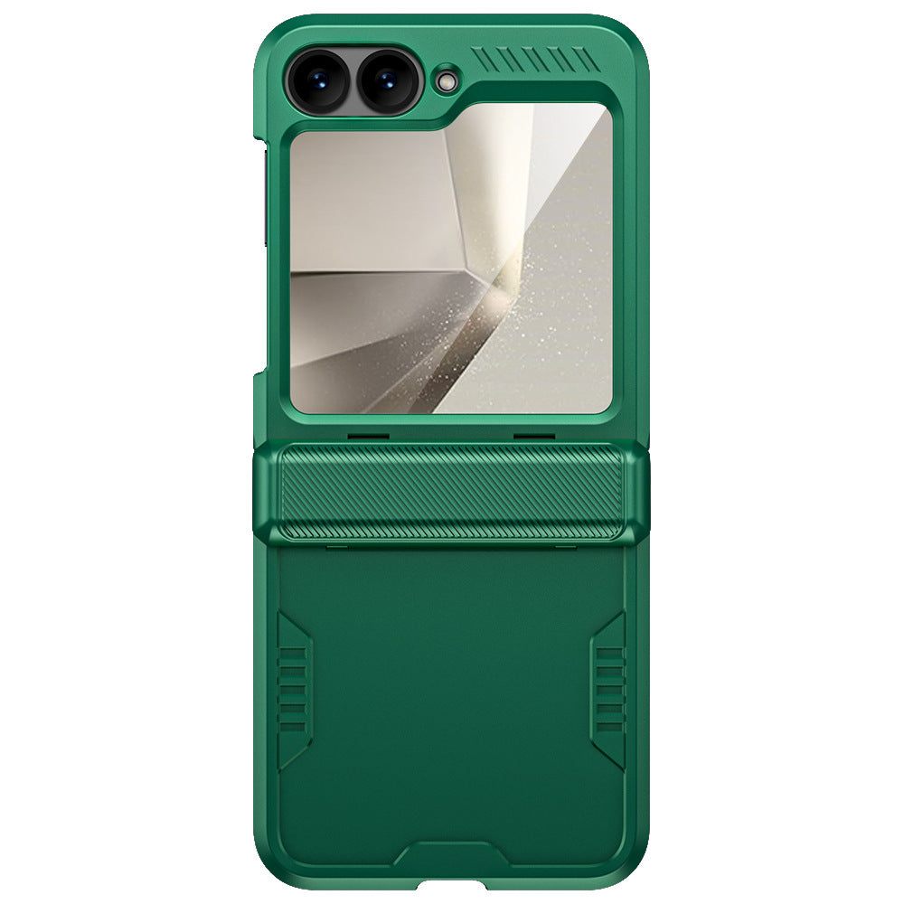 ArmorShield Z Flip 7, 6 Hinge Armor Case with Small Screen Glass Protection