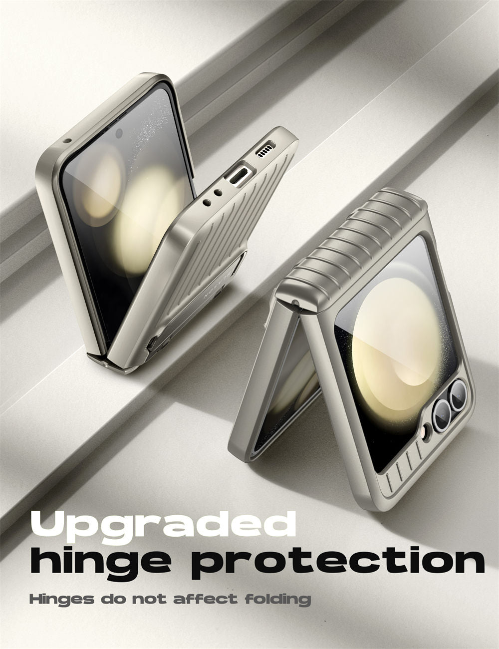 ArmorLift Rugged  Z Flip 7, 6, 5 - Screen Protector & Kickstand Case