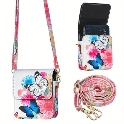 Blossom Crossbody Phone Pouch for Samsung Z Flip