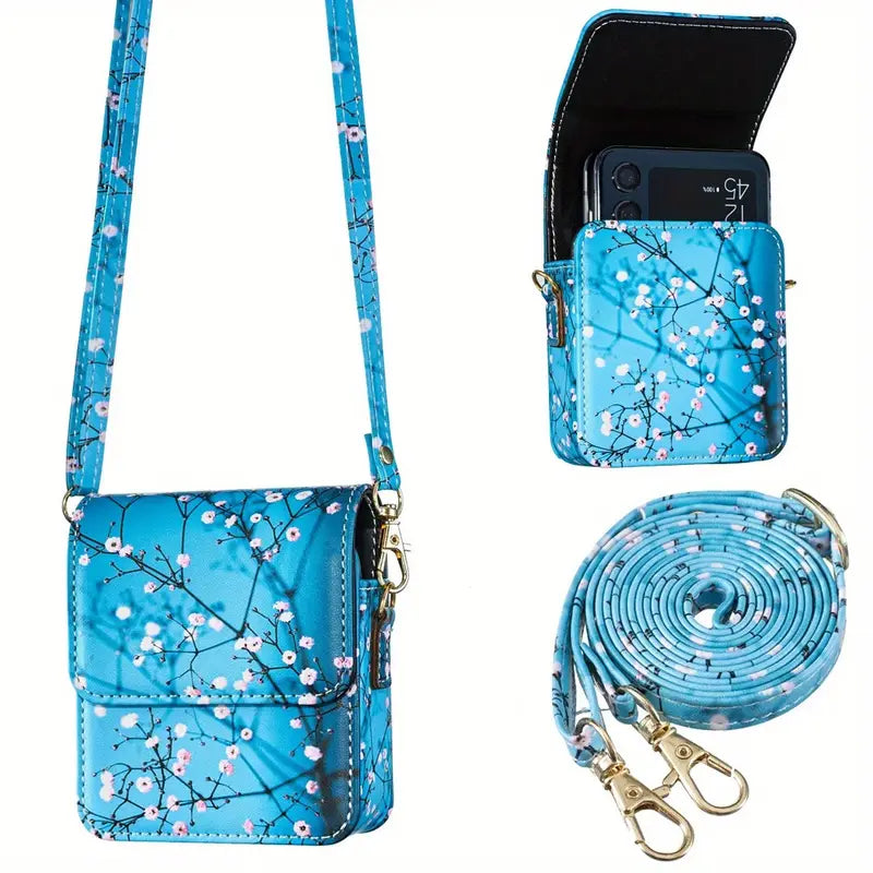 Blossom Crossbody Phone Pouch for Samsung Z Flip