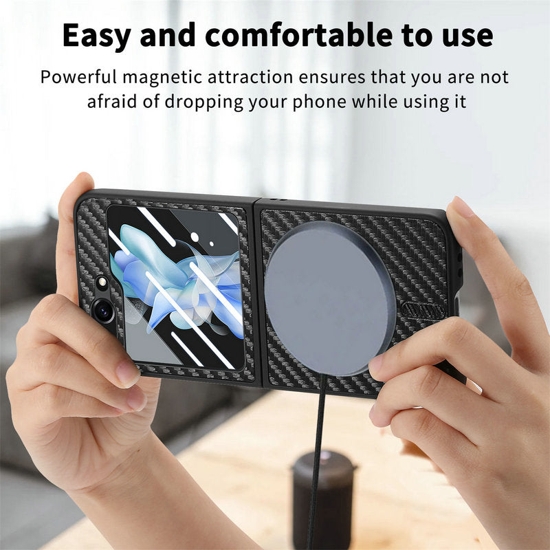 MagFlex Carbon Armor  Z Flip 7, 6, 5, 4 360° Protection & MagSafe Case
