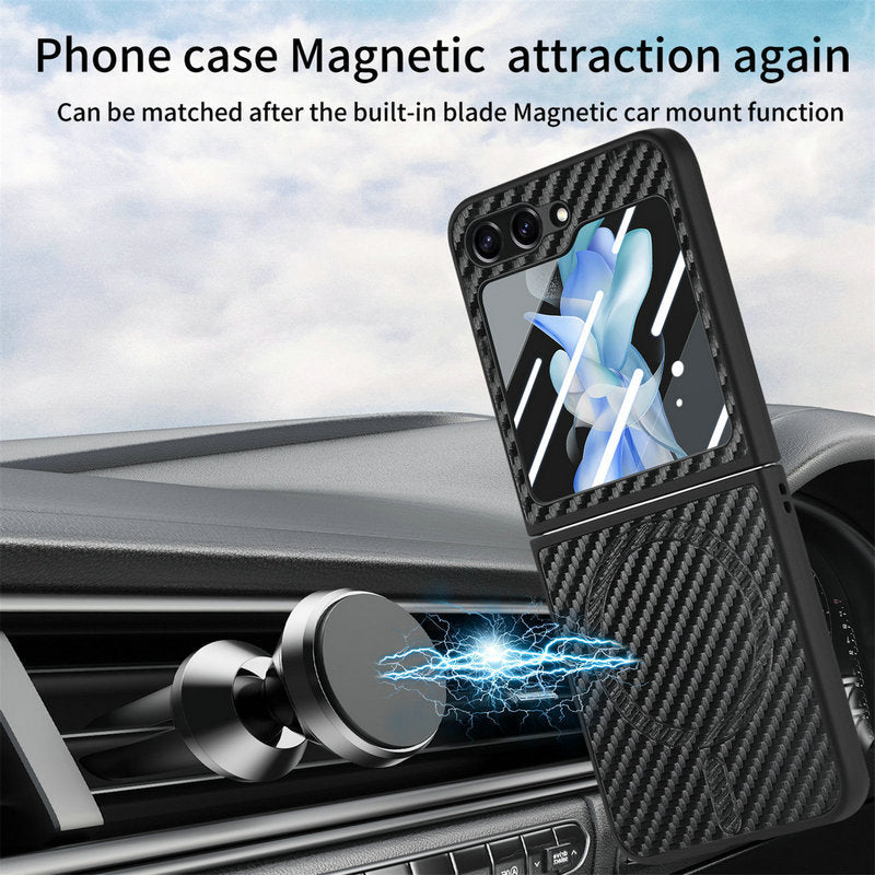 MagFlex Carbon Armor  Z Flip 7, 6, 5, 4 360° Protection & MagSafe Case