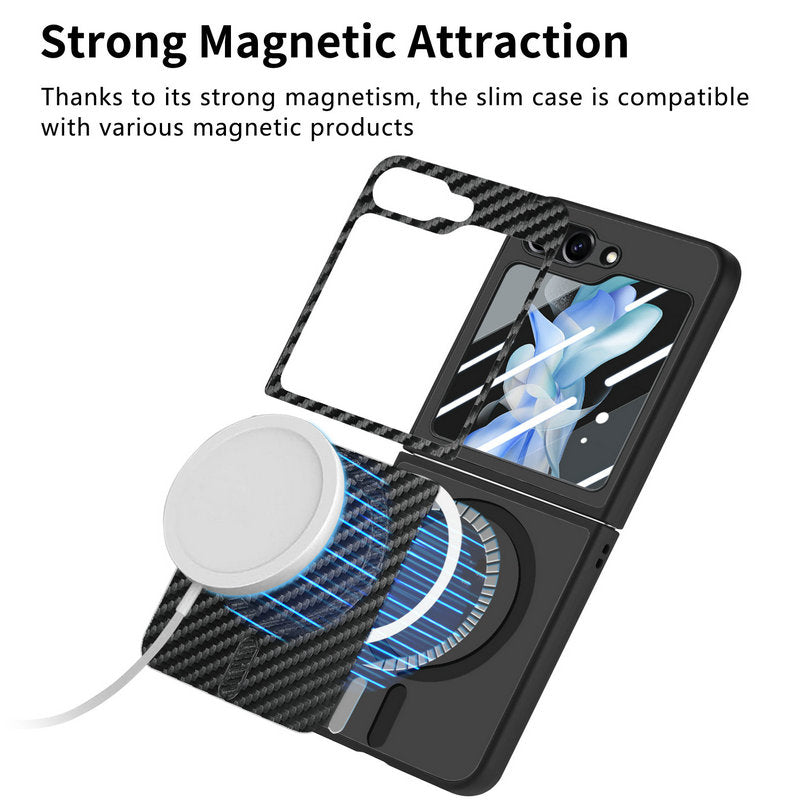 MagFlex Carbon Armor  Z Flip 7, 6, 5, 4 360° Protection & MagSafe Case