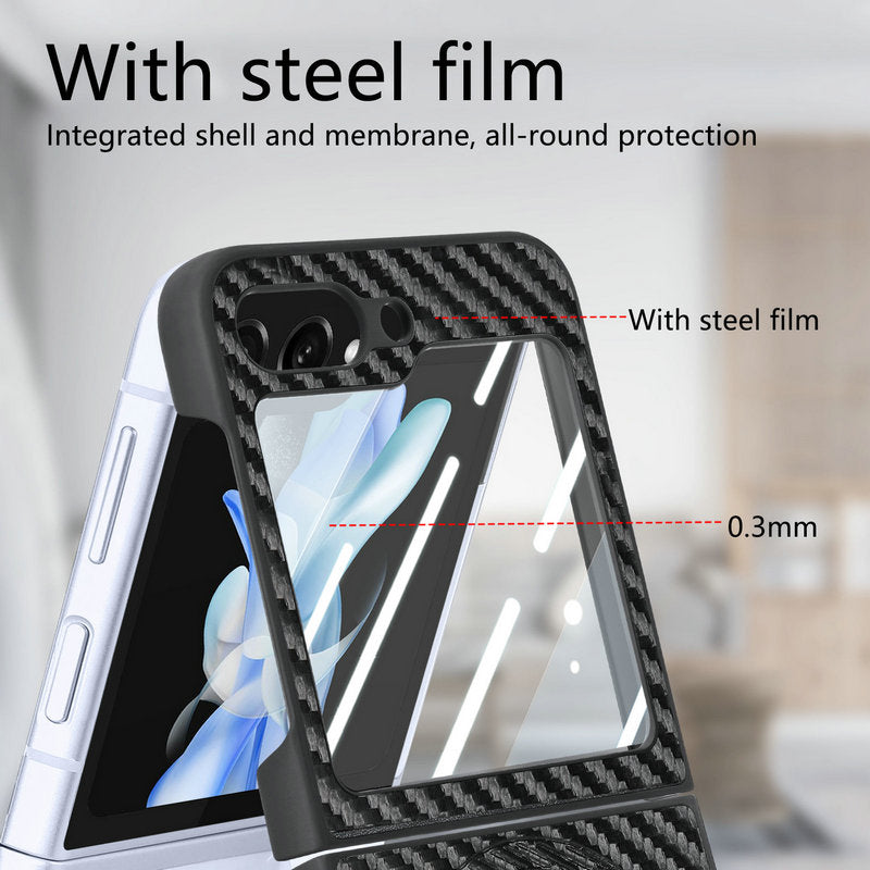 MagFlex Carbon Armor  Z Flip 7, 6, 5, 4 360° Protection & MagSafe Case