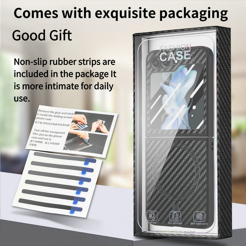 MagFlex Carbon Armor  Z Flip 7, 6, 5, 4 360° Protection & MagSafe Case