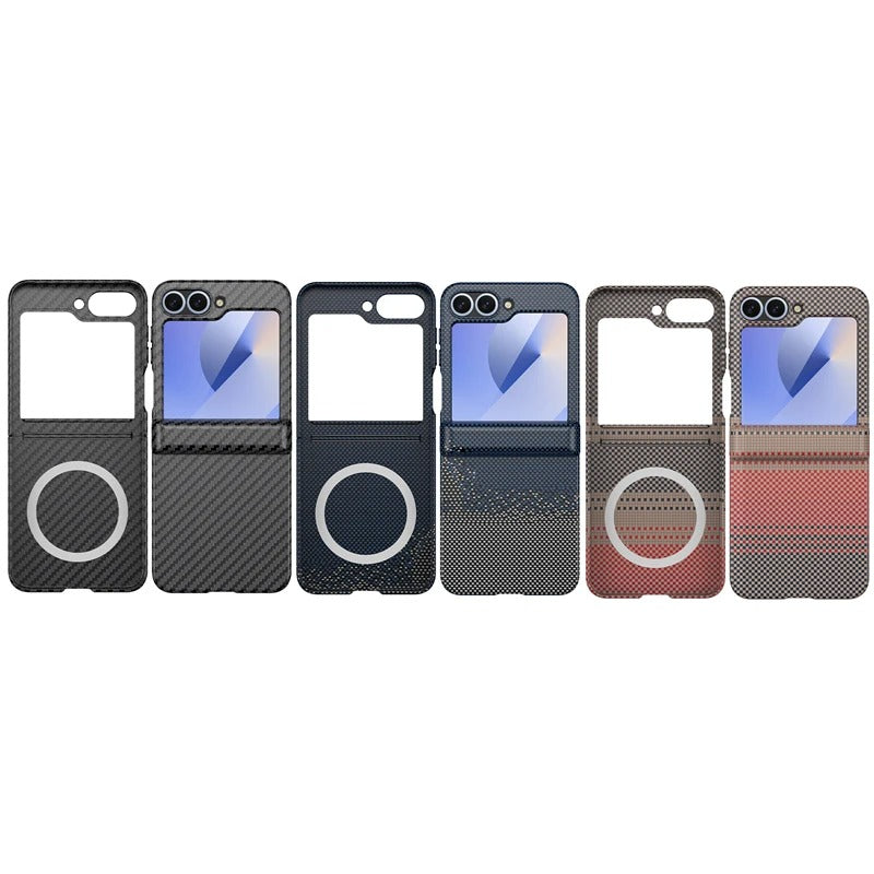 CarbonSkin Flip – Ultra-Thin MagSafe Carbon Fiber Case for Z Flip Series