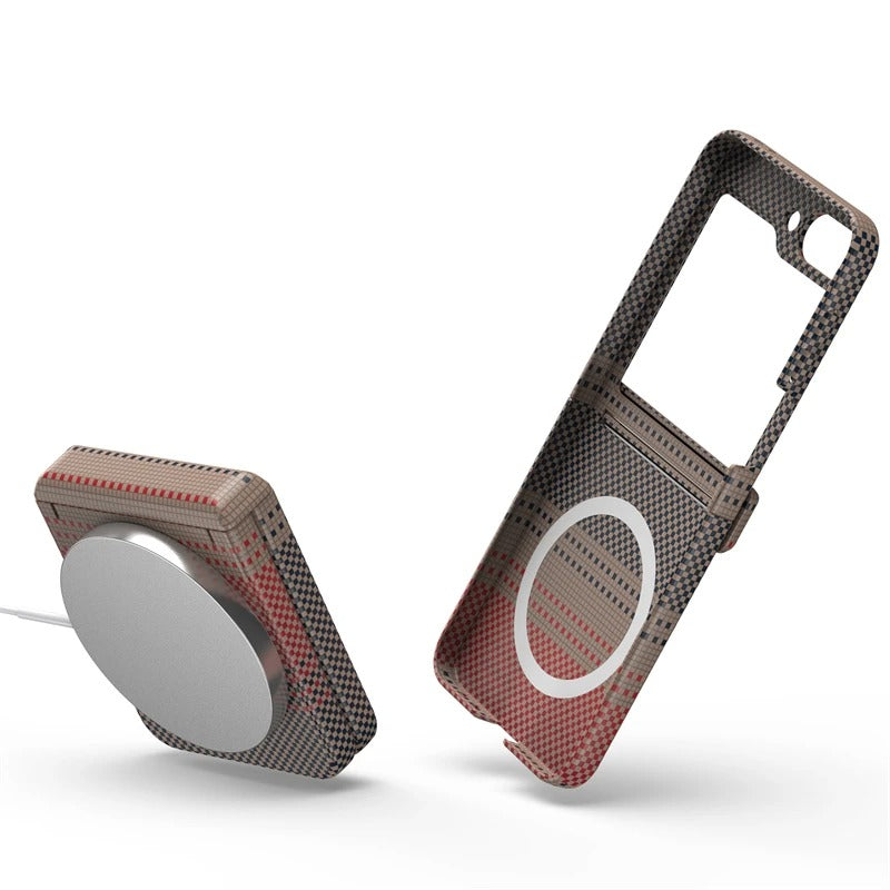 CarbonSkin Flip – Ultra-Thin MagSafe Carbon Fiber Case for Z Flip Series
