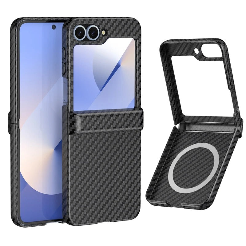 CarbonSkin Flip – Ultra-Thin MagSafe Carbon Fiber Case for Z Flip Series