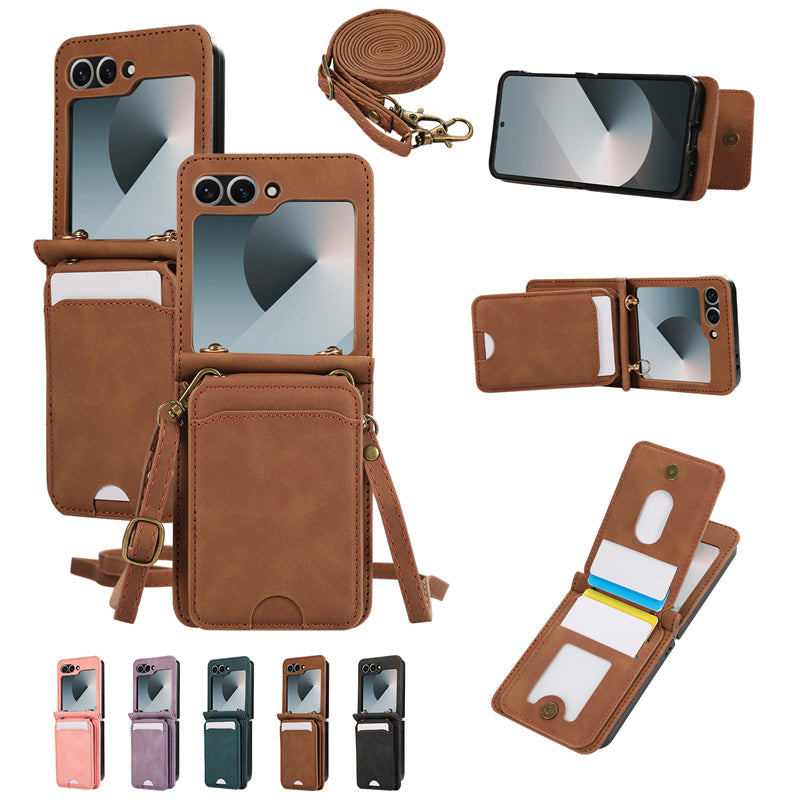 CardSafe Z Flip 6, 5, 4 Leather Wallet Bag Case
