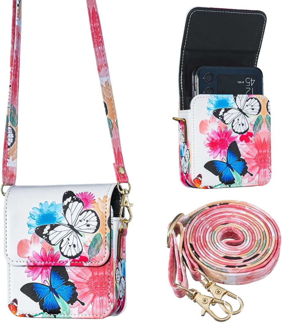 Blossom Crossbody Phone Pouch for Samsung Z Flip