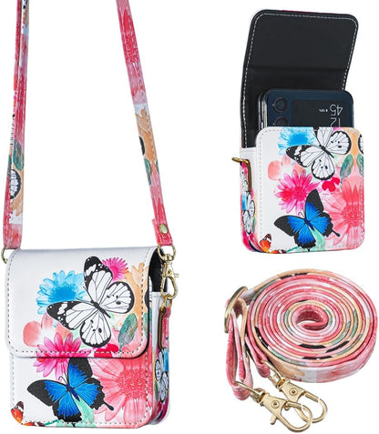 Blossom Crossbody Phone Pouch for Samsung Z Flip