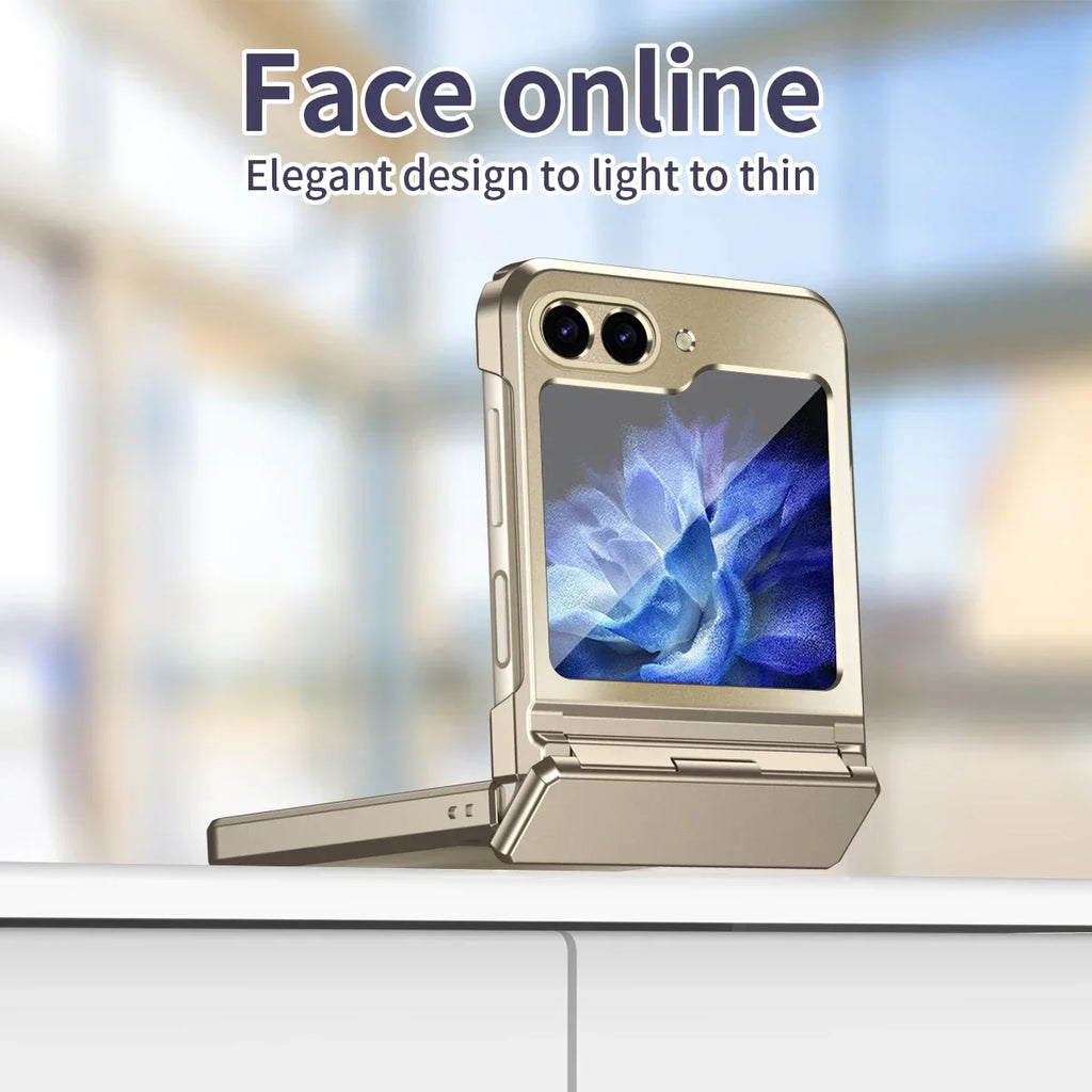 ColorPlated Z Flip – Electroplated MagSafe  Hinge Protection Case