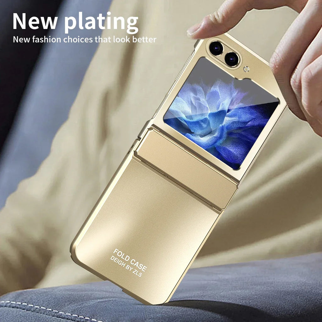 ColorPlated Z Flip – Electroplated MagSafe  Hinge Protection Case