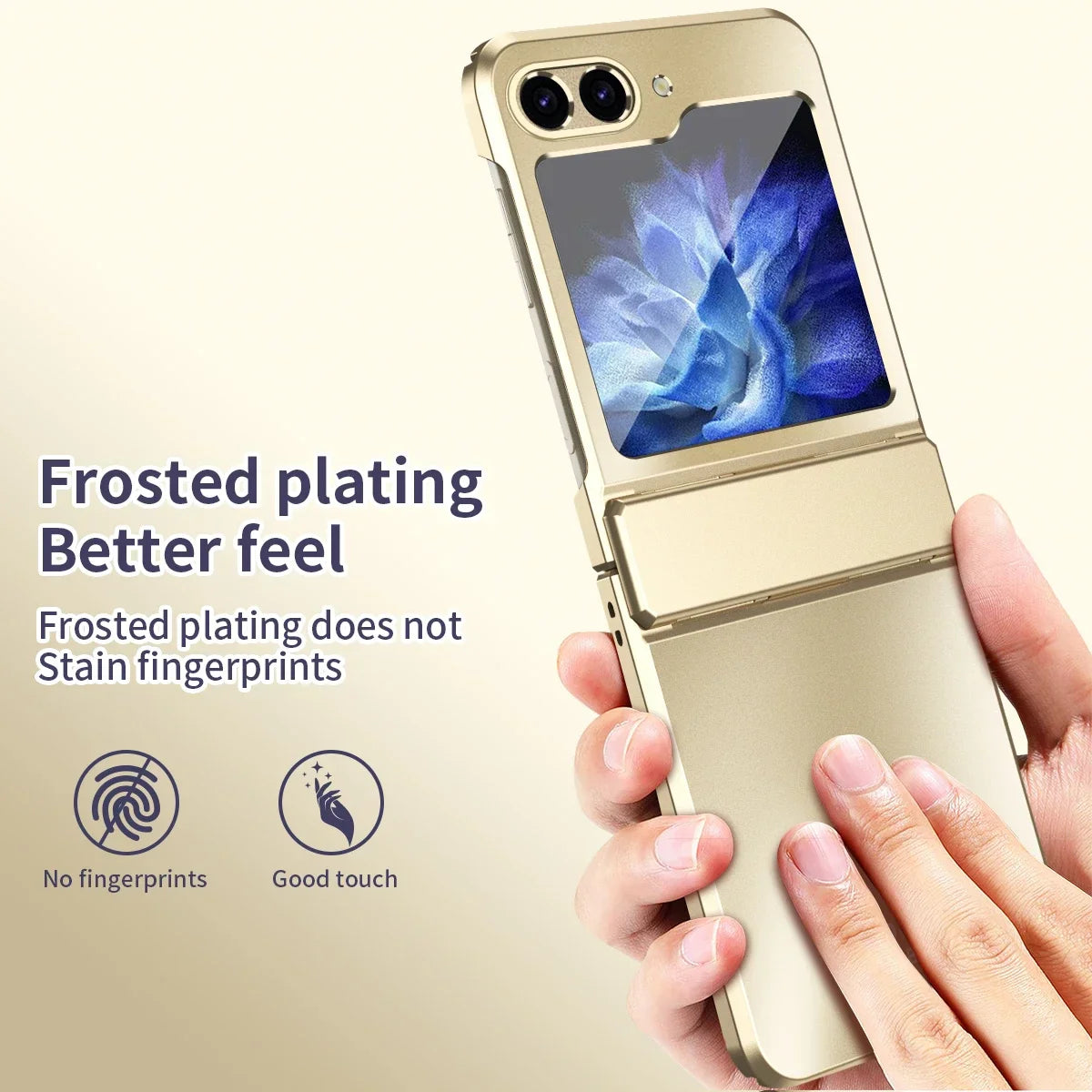 ColorPlated Z Flip – Electroplated MagSafe  Hinge Protection Case