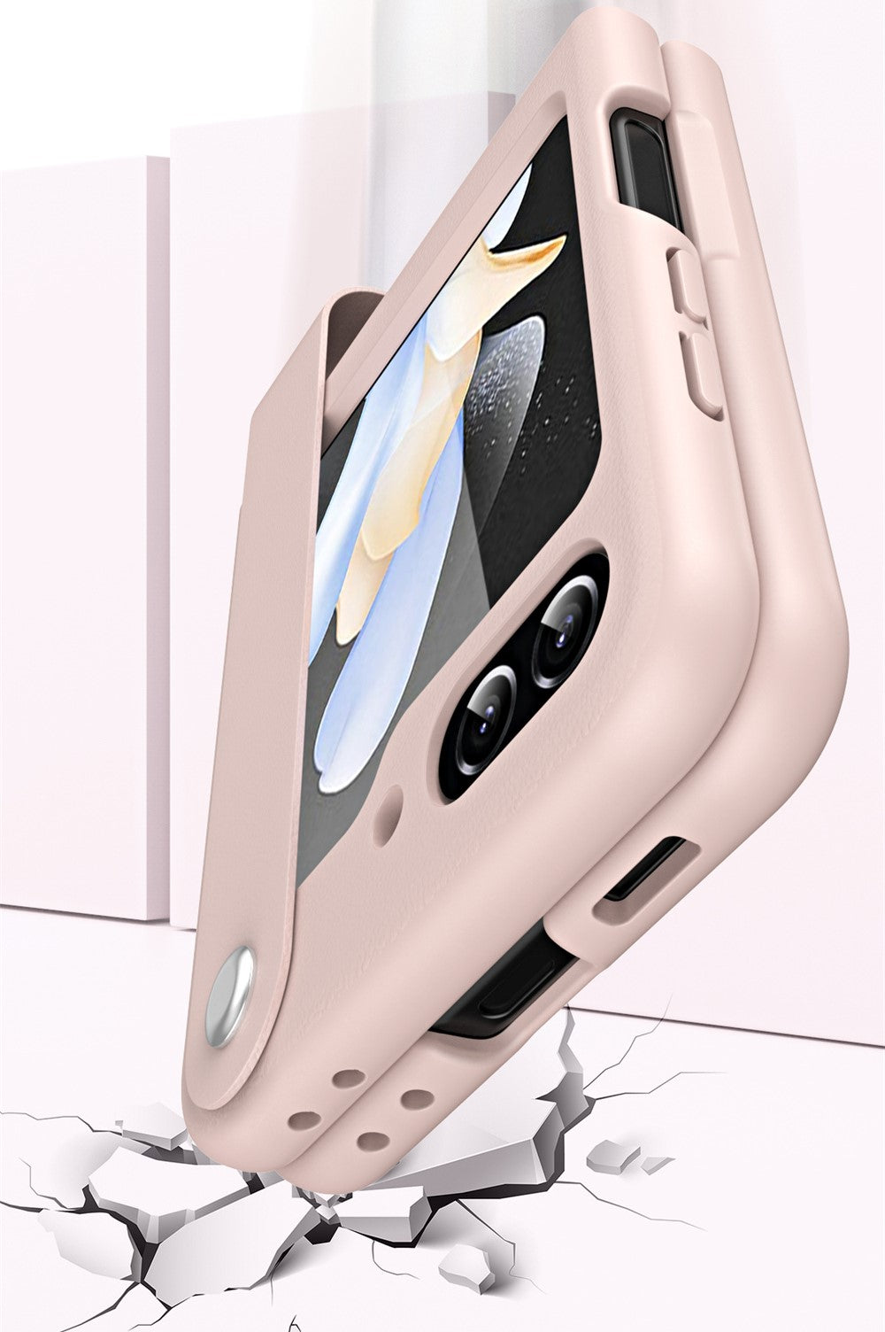 EleganceBand Z Flip 7, 6 ,5 ,4 ,3 Leather Bracket Case.