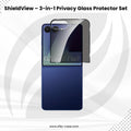 ShieldView Flip  7,6,5– 3-in-1 Privacy Glass Protector Set