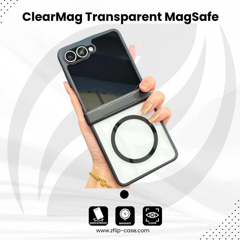 ClearMag Flip 7, 6 – Transparent MagSafe Case