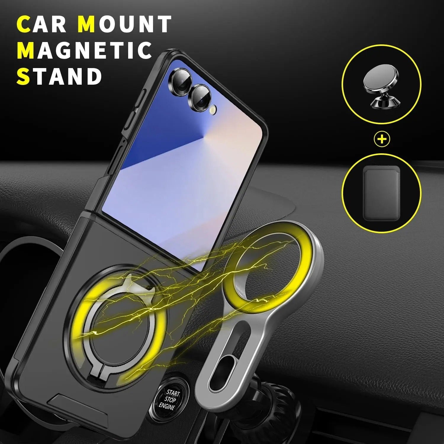 FortiFlip – Z Flip 7 Military Kickstand Armor Case