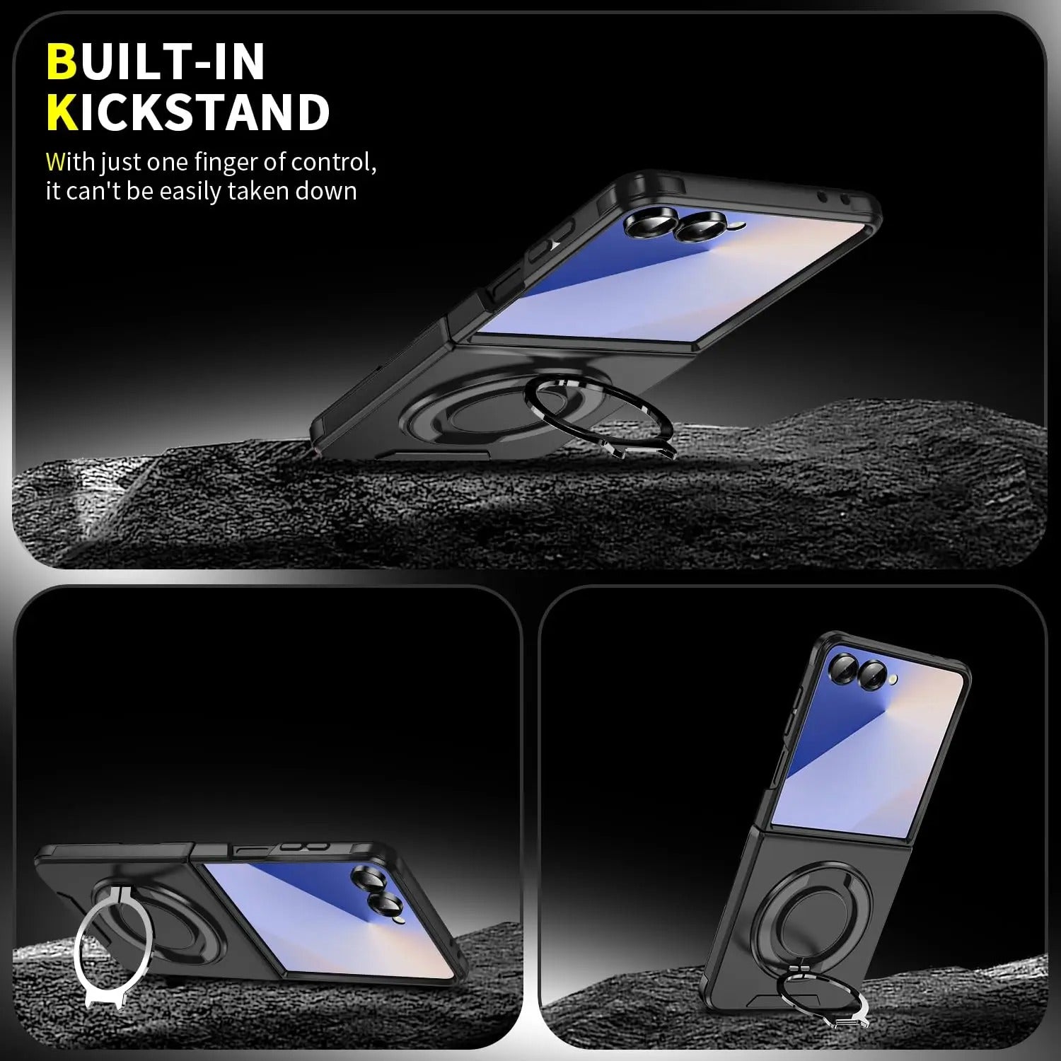FortiFlip – Z Flip 7 Military Kickstand Armor Case